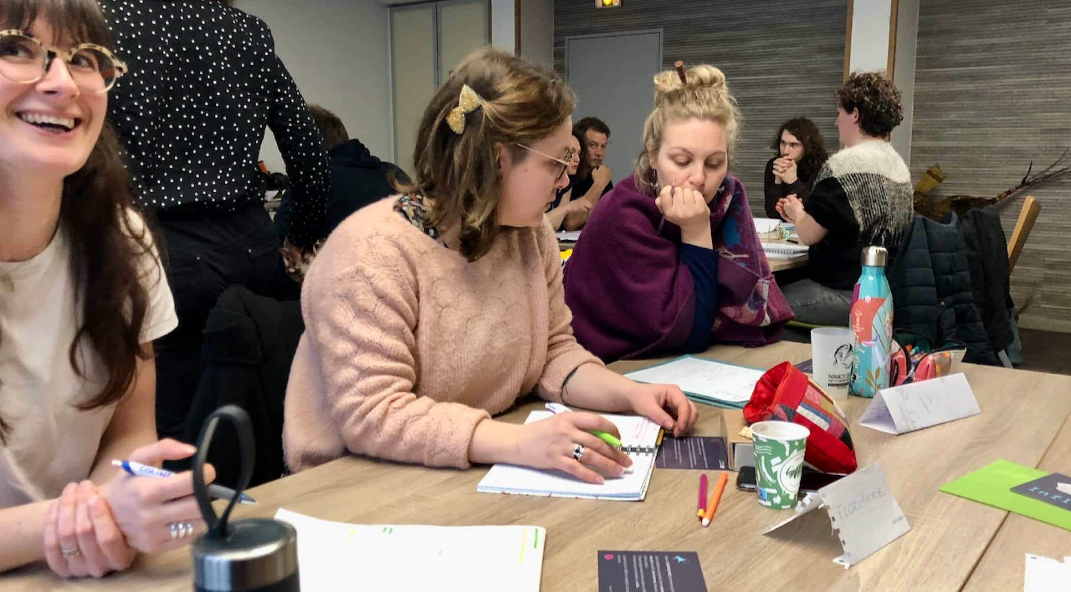 Photo de l'atelier de la Fresque au Format GRAND LARGE