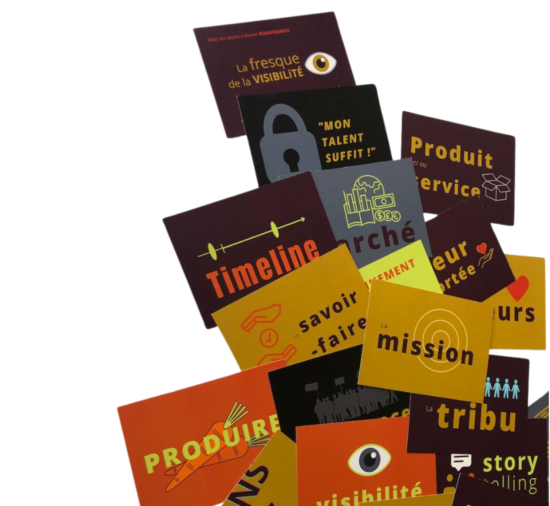 Des cartes de la Fresque de la VISIBILiTÉ